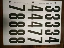 Mailbox Address locker Numbers Decal Vinyl Sticker Window Door Wall Sign Decals