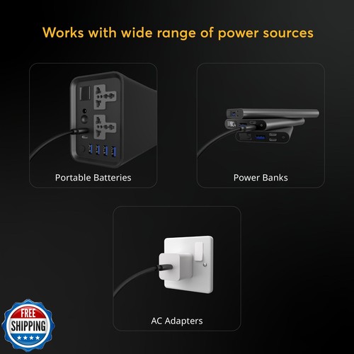 Cable de alimentación para router Peplink ACW-791 4 pines a USB-C - Durabilidad mejorada, doble - Imagen 3 de 5