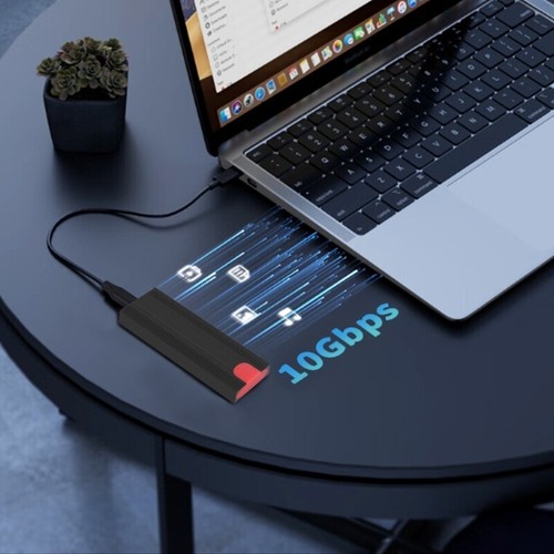USB 3.2 2Gen 10Gbps Type C Aluminum Hard Drive Enclosure for NVMe Satas - Afbeelding 6 van 8