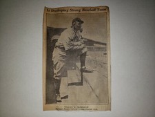 Bill McKechnie 1931 Braves  Baseball Player Panel