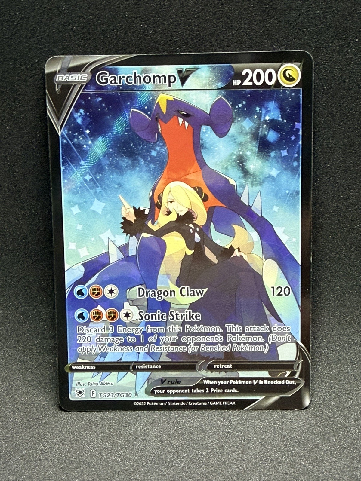 (NM/Mint) Garchomp V Ultra Rare Holo TG23/TG30 Astral Radiance - Pokémon Card