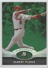 2011 Bowman Platinum Green Albert Pujols #65 02v3