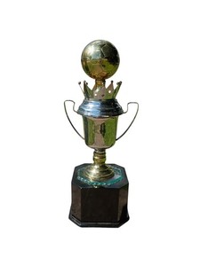 . 🏆 33" Massive Gold & Silver Soccer Championship Trophy 🏆 Brass and Sliver