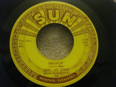 Jerry Lee Lewis - Break-Up / I'll Make It Up To You (1958) Sun Records excellent