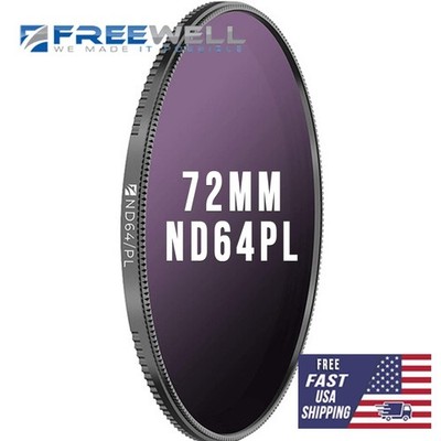 NEW FREEWELL 72mm ND64/PL (6 f-stops) Magnetic Quick Swap Camera Filter