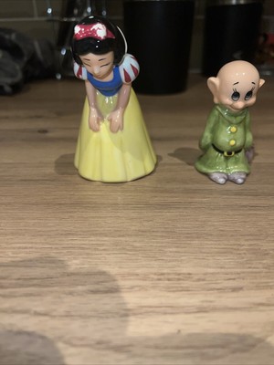 Disney Lenox Schneewittchen 7 Zwerge Dopey Niesige Salz- und Pfefferstreuer VERSAND AM NÄCHSTEN TAG 