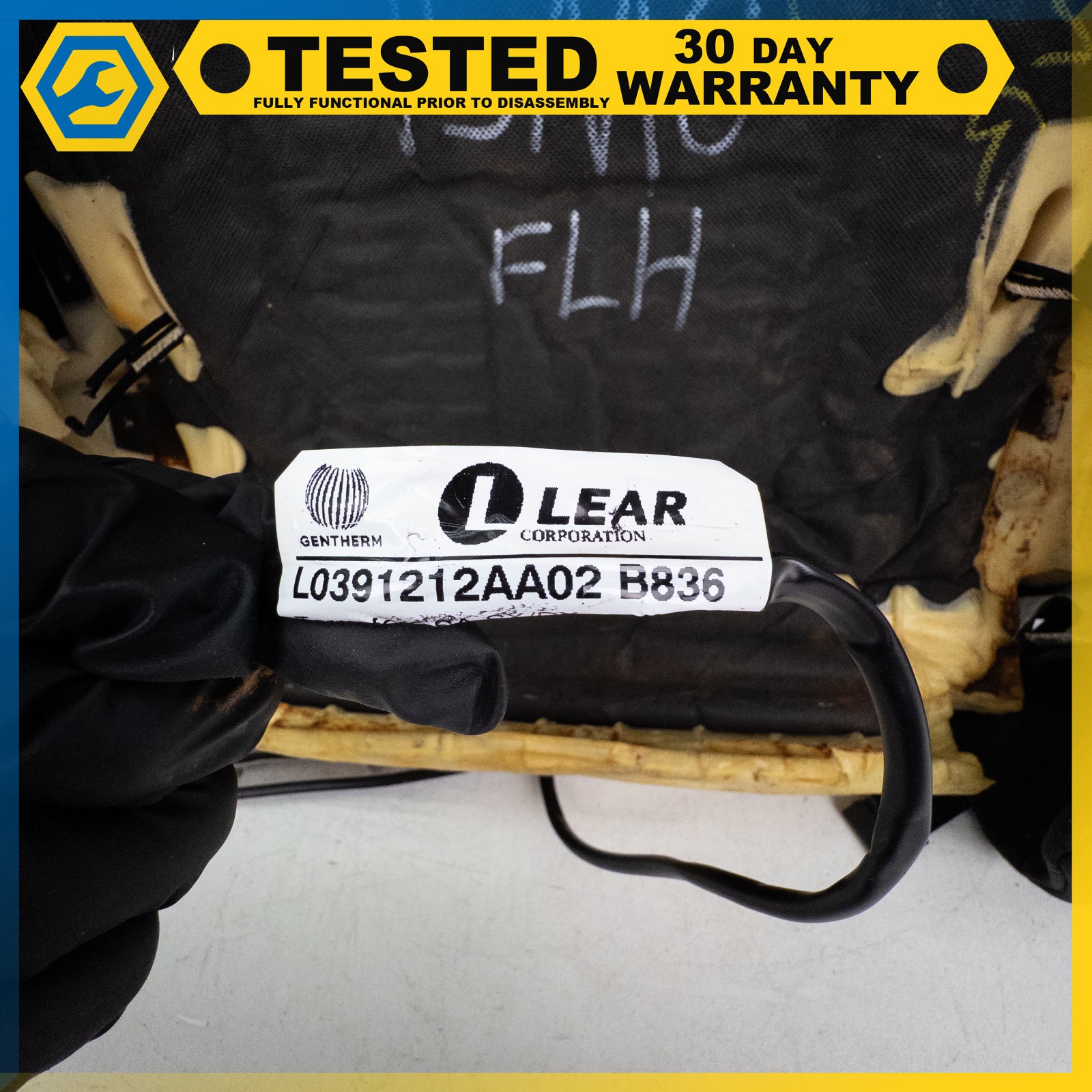 14-16 MASERATI GHIBLI FRONT LEFT DRIVER SIDE TOP UPPER SEAT CUSHION OEM