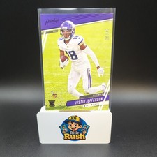 Justin Jefferson Sp RC #317 Prestige Rookie Card /49. rookie card picture
