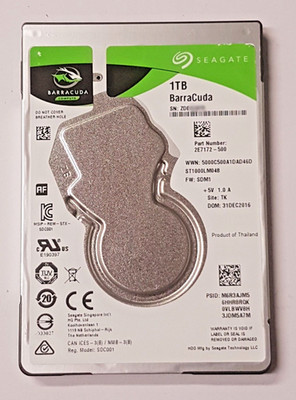 1 TB SATA Seagate Barracuda Compute ST1000LM048 5400rpm 128MB 2.5'' hard drive