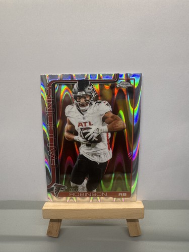 2025 Topps Chrome - Bijan Robinson #16 RayWave Refractor