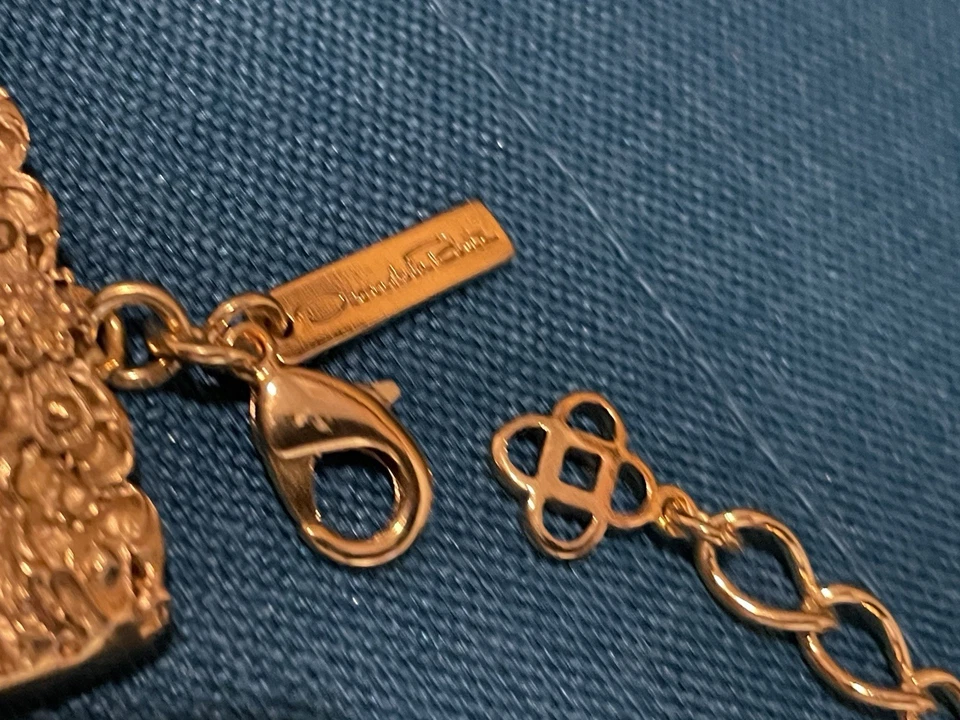 Oscar de la Renta 5-Strand Byzantine Chain Collar Necklace NEW - Image 3 of 4