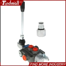 Findmall 1 Spool Hydraulic Directional Control Valve 13 GPM BSPP/Conversion Plug