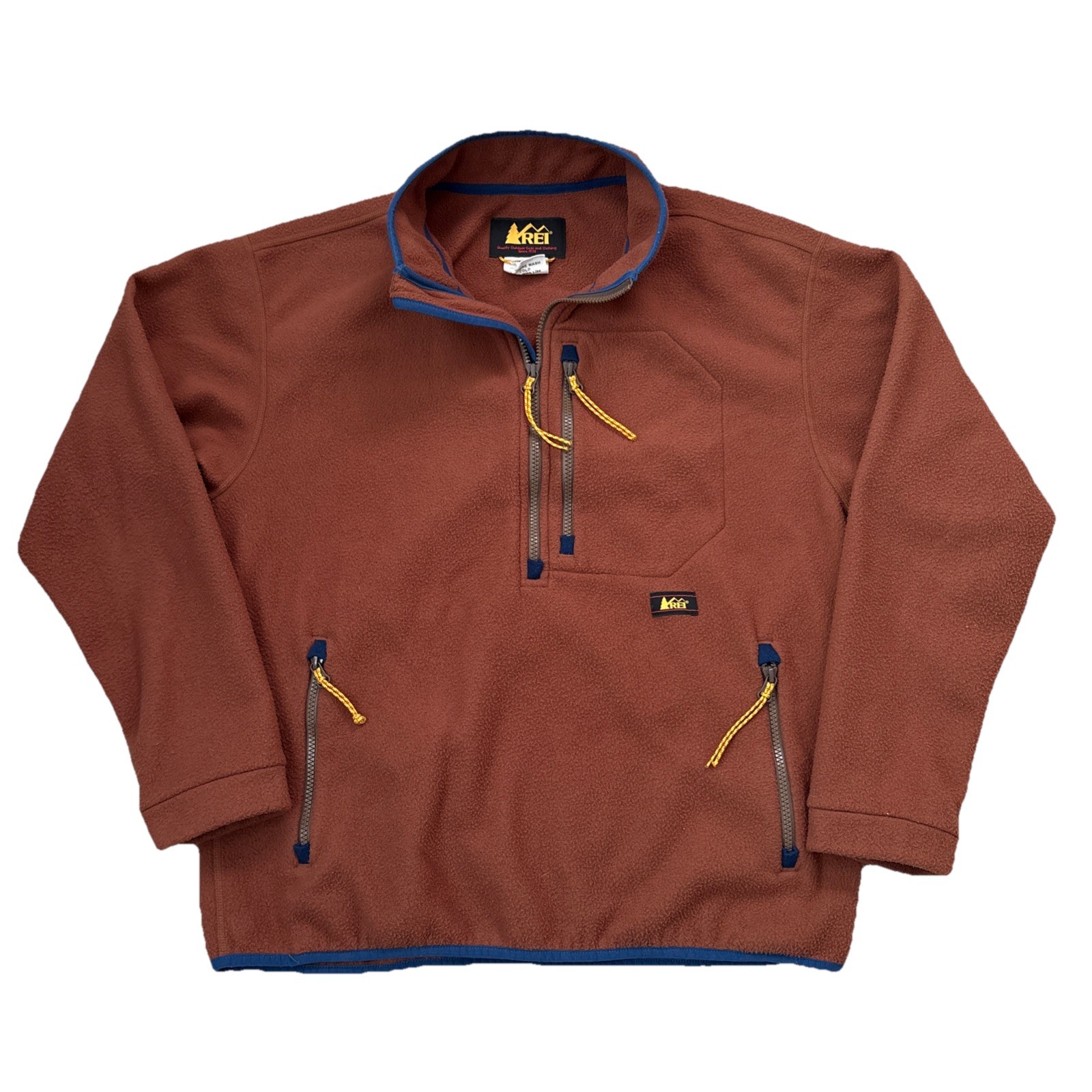 Mens M Nutmeg Polartec Micro Series Half Zip