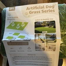 Dog Grass Pee Pads, Reusable Artificial Grass Turf Rug for Puppy