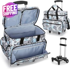 Dandelion Teacher Rolling Bag with Laptop Compartment  Detachable Wheels