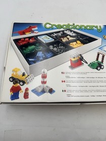 LEGO 3844 Creationary Game COMPLETE 2010 Building Challenges Cards Retired VGC