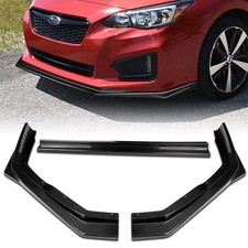 Front Bumper Lip Spoiler for Subaru Impreza 2017-2019 Real Carbon Fiber