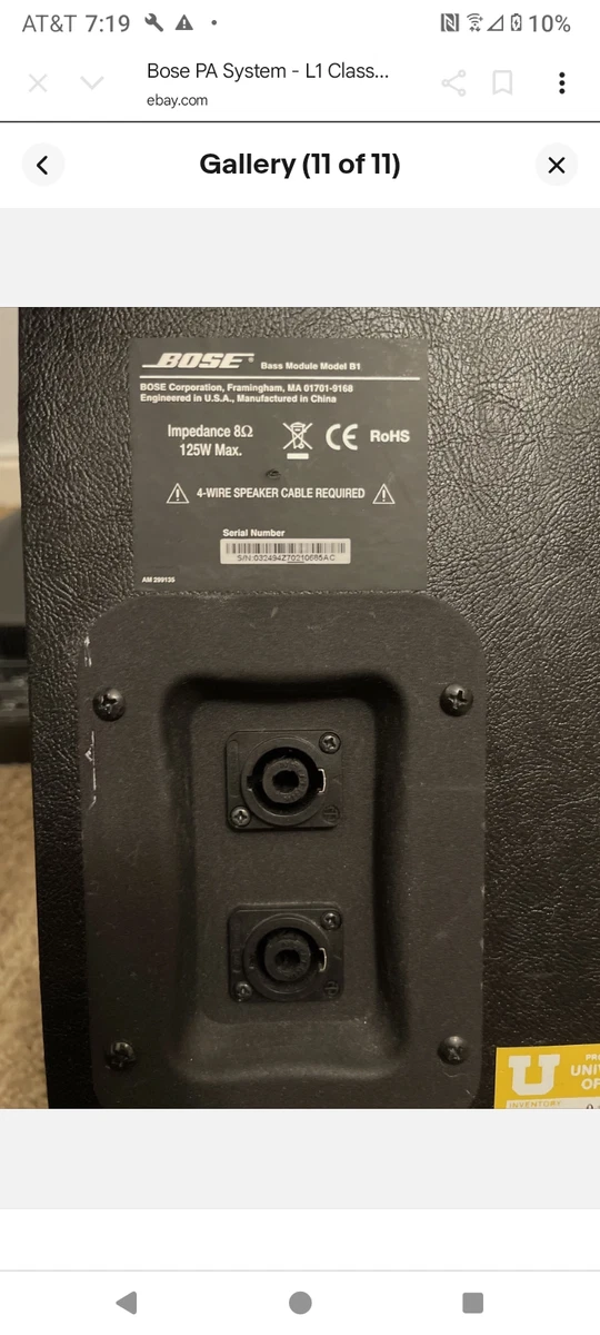 Bose Pro Audio PA Speaker Systems for sale - eBay