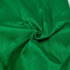 Green Dupioni Fabric: Faux Gown Fabric, 44" Wide