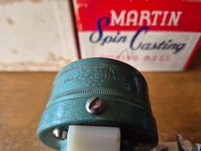 Vintage Martin Miracle-Matic 500 spin cast Reel Tested/ Made n USA, w/ Box/ info