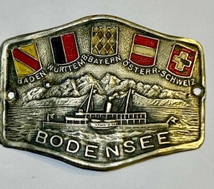 BODENSEE Walking Stick Badge Pre WW2 German