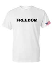 Freedom T-shirt American flag Tee