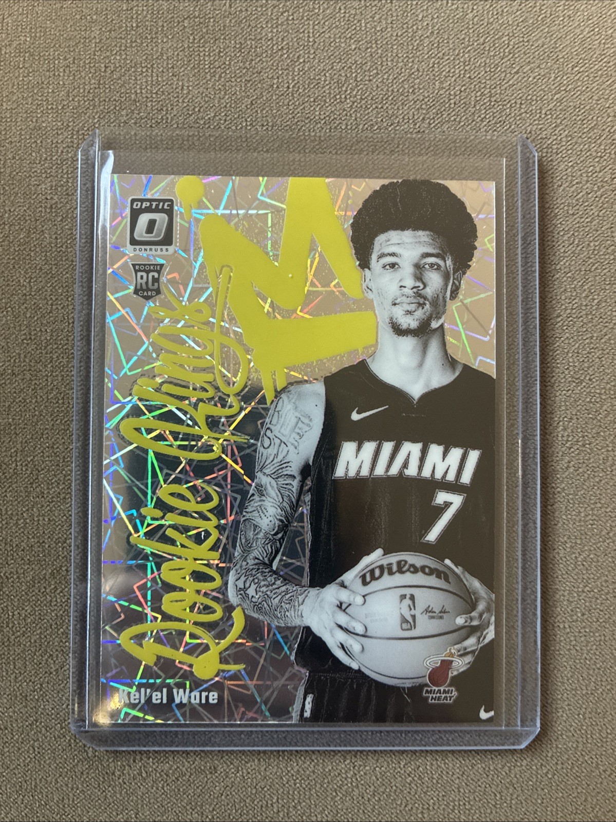 2024-25 Panini Optic Rookie Kings SSP Kel’el Ware RC Miami Heat #11 Case Hit 🔥