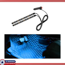 Car Led Strip Light 24 Led 12v Cigarette Lighter Port Ice Blue Rgb Neon Interi Car Led Strip Light 24 Led 12v Cigarette Lighter Port Ice Blue Rgb Neon Interi