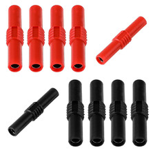 10 Pcs 4mm Female Banana Jack Brass Insulated Banana Plug Connectors Adapter