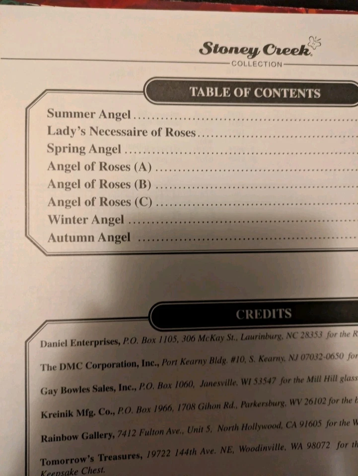 Vintage Stoney Creek Gathering Of Angels Cross Stitch Pattern - Image 4 of 4