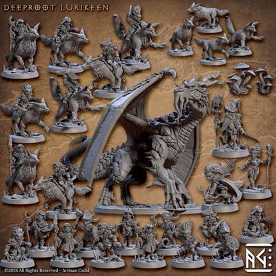 Artisan Guild - Deeproot Gnomes (Tabletop & Rollenspiel Resin Miniaturen)
