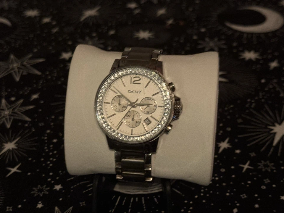 DKNY Women’s Stainless Steel Quartz Watch – Model NY-8083 – Pre-Owned - Image 4 of 4