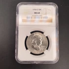 New Listing1954-S Franklin Half Dollar NGC MS64 50C  90% Silver Coin