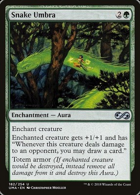 1x Snake Umbra - NM - Various Masters Set - SPARROW MAGIC mtg