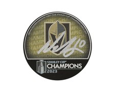 Nicolas Roy Autographed Las Vegas Golden Knights 2023 Stanley Cup Souvenir Puck