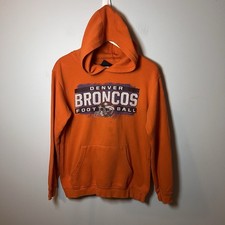 Denver Broncos Hoodie YOUTH XL Orange Sweatshirt NFL Football  READ