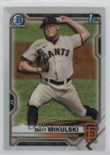 2021 Bowman Draft Chrome Refractor Matt Mikulski #BDC-179 00jz