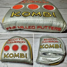 Scotty Cameron Kombi Fine Milled Putters Leather Putter Cover Silver Red Yellow