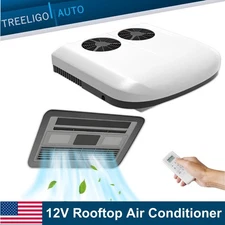12V Rooftop AC Unit Electric Air Conditioner Fit Caravan RV Truck Bus Motorhome