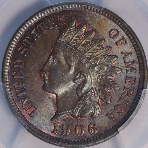 1906 Indian Cent, PCGS MS64BN, Choice Uncirculated, Sharp Strike, Magnificent!