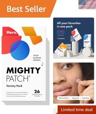 Overnight Blemish Treatment: 26 Hydrocolloid Acne Patches for Fast Relief