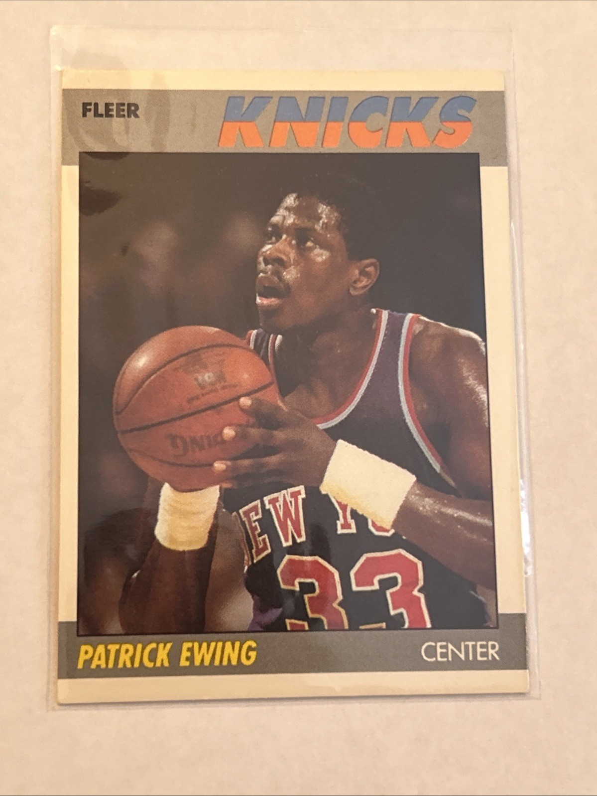 1987 Fleer #37 Patrick Ewing