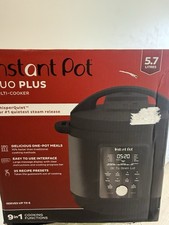Image of Instant Pot DPPC604 Duo Plus Whisper Multi-Cooker Smart 9-in-1 5.7L Black