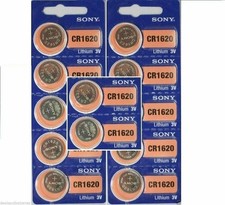 12 SONY CR1620 CR 1620 3V Coin Lithium Batteries