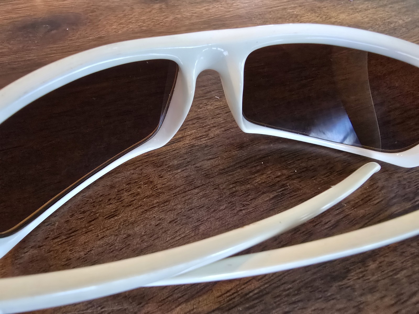 Electric Technician Sunglasses White Frames Vinta… - image 9