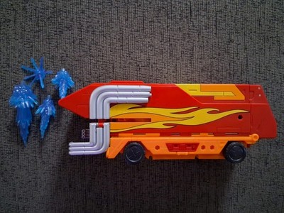 Transformers Kingsdom Commander Class Rodimus Prime Trailer Complete