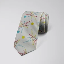 Men's Astro Design 3 Inch Wide And 56 Inch Long Necktie - Limited Edition