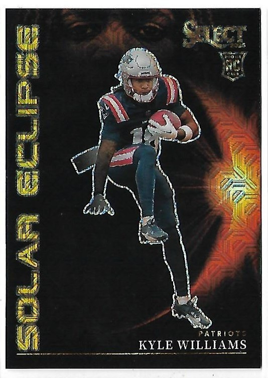 2025 Select Football Kyle Williams RC Solar Eclipse Gold Mojo 07/10 SSP RARE!