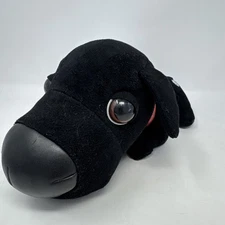 THE DOG Artist Collection Black Labrador Plush Red Collar Artlist International