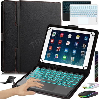 Für iPad 8 9 10 11. Gen A16 Air Pro 11'' Touchpad Beleuchtete Tastatur Maus Hülle
